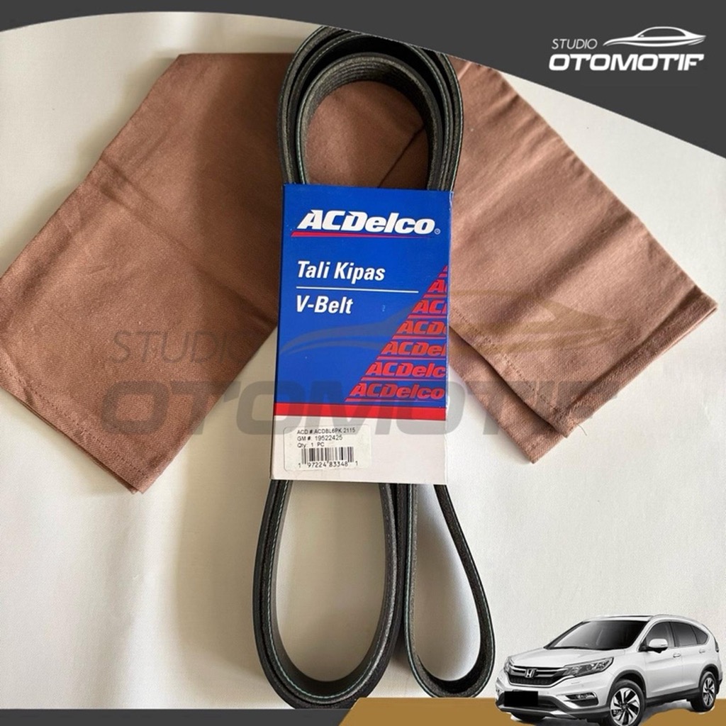 Fanbelt Alternator AC PS CRV 2000cc 2.0 Gen4 2013-2016 ACDELCO 2425 Fan Belt Vbelt Sabuk Tali Kipas 
