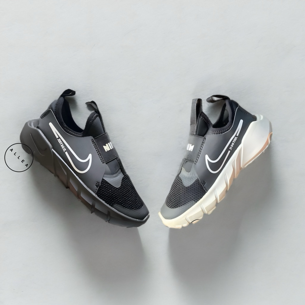 Sepatu Sneakers Anak N* Flex Runner 2 Black White
