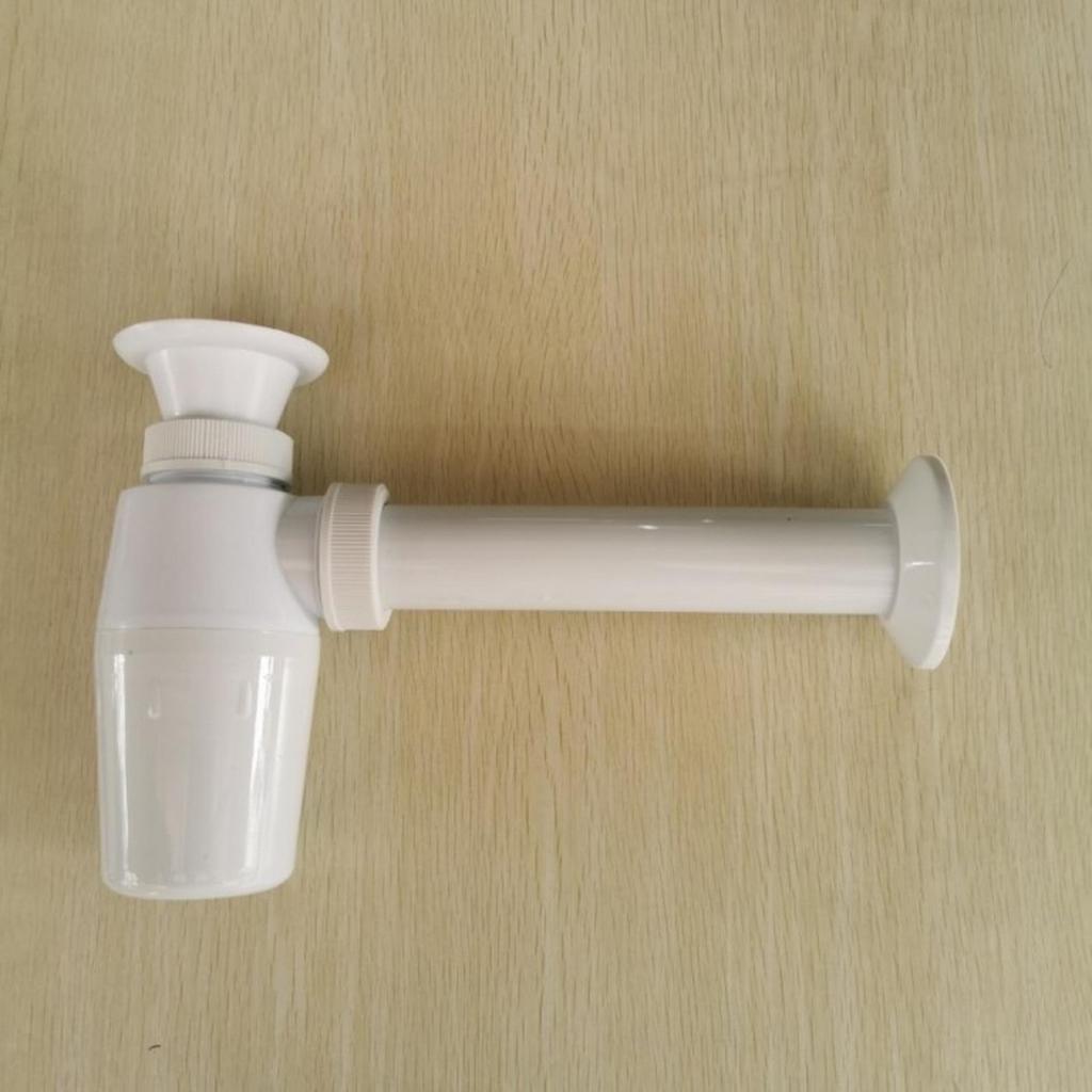 Sifon Botol PVC SOLIGEN Afur Wastafel Putih  / Sivon Plastik