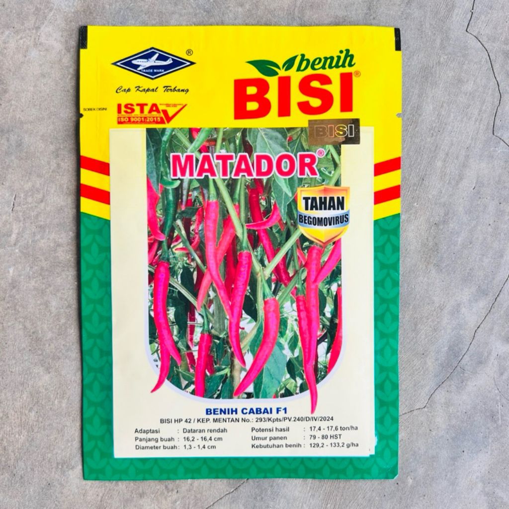 Benih cabe besar matador f1 10 gram