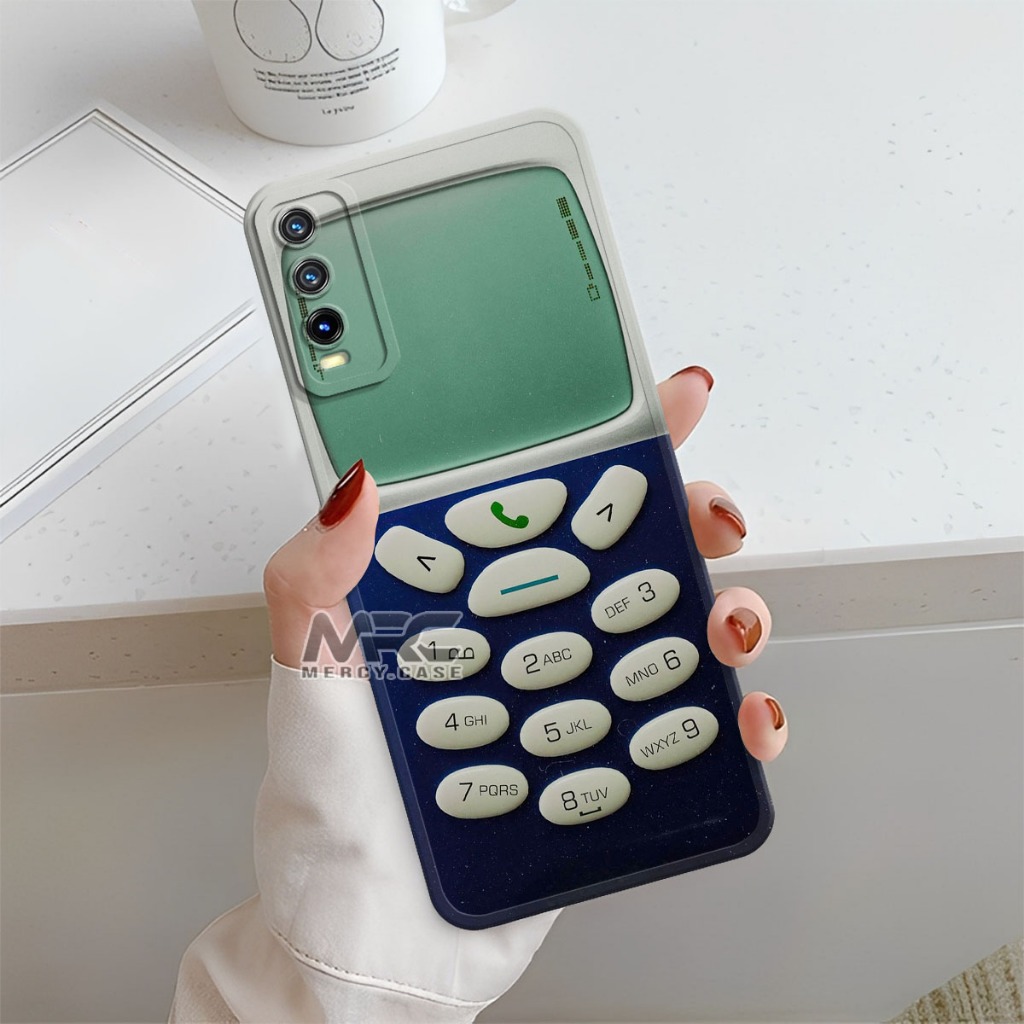 Mercycase Softcase HP Vivo Y12s Y20 Y20s Karakter Silikon Case Procamera Casehp Bumper Cover HP - 20