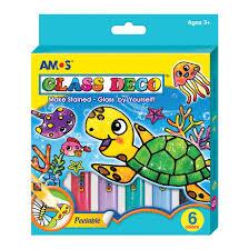 Gramedia Batam - Amos Glass Deco 6 Colors