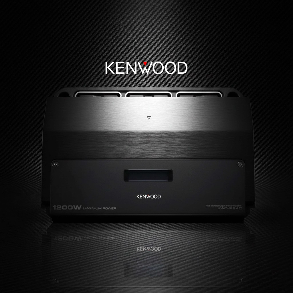 Kenwood KAC-PS4D : 4-Channel Digital Amplifier with Built-in DSP Digital EQ Crossover