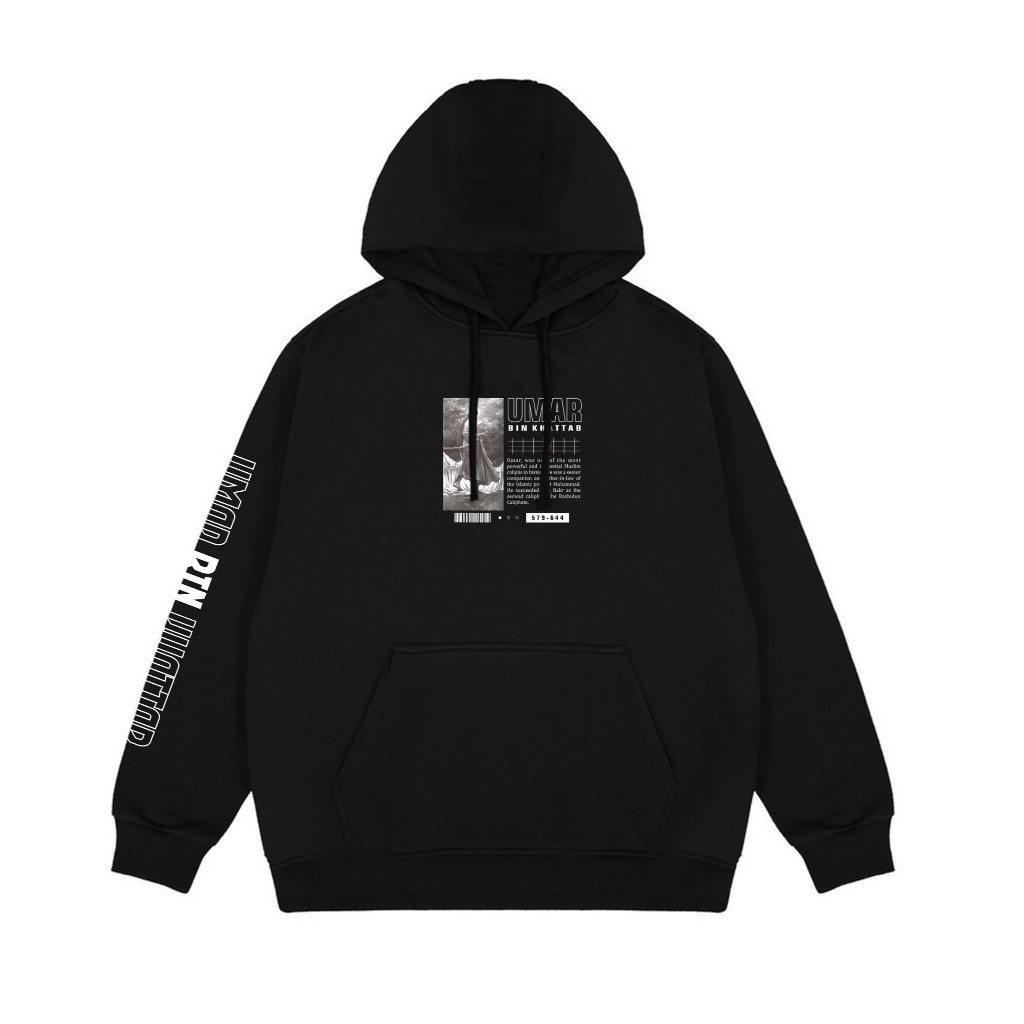 Sweater Hoodie Dakwah islami Umar Bin Khattab