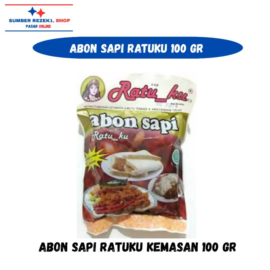 Abon Sapi Ratu-ku Isi 100 Gr PROMO MURAH