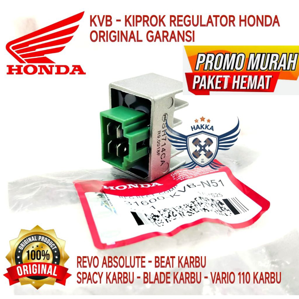 KVB KIPROK REGULATOR ASLI HONDA REVO ABSOLUTE, KIPROK REGULATOR ASLI HONDA BEAT KARBU, KIPROK REGULA