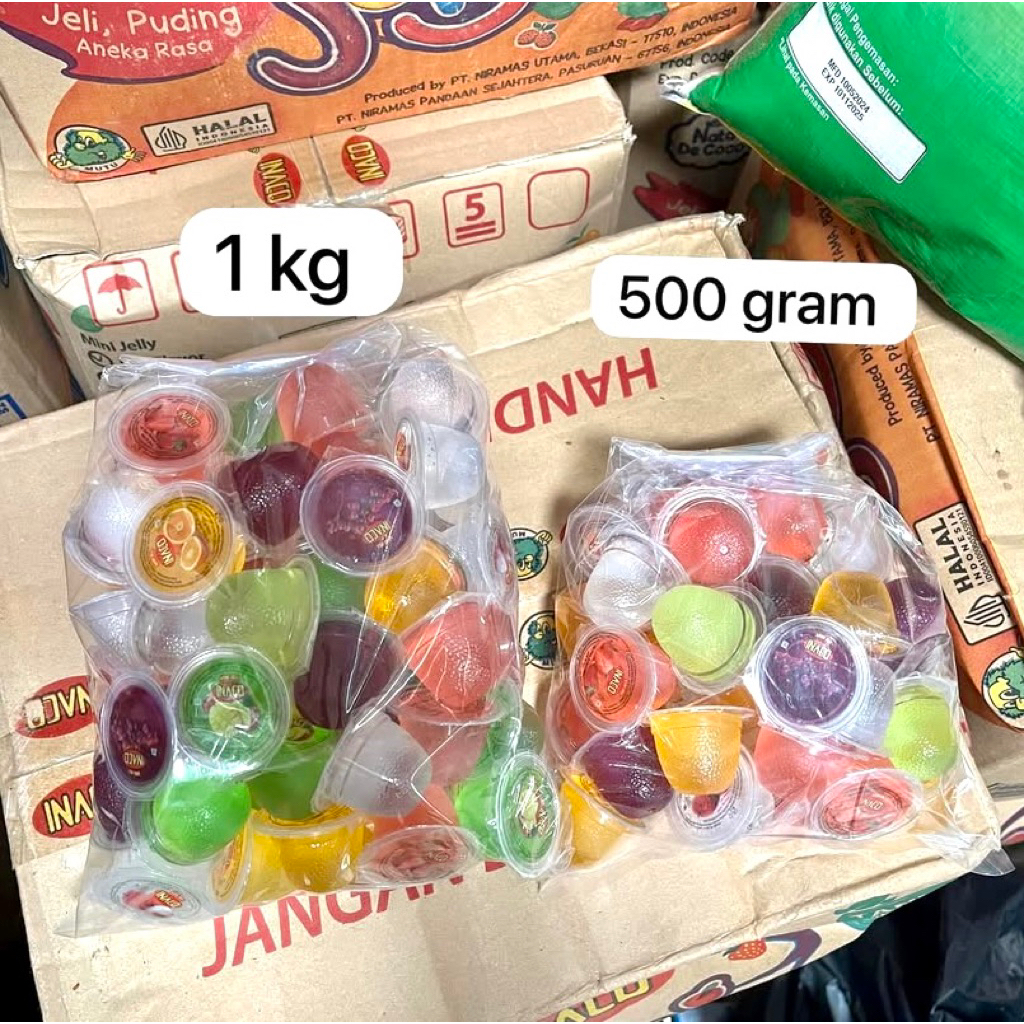 [1 KG] JELLY INACO / Jeli Puding Mix Rasa  EXP 2027
