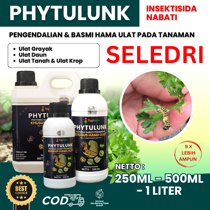 Obat Ulat Topfarm / Obat Ulat Daun Seledri / Obat Jamur Pada Seledri / Obat Hama Tanaman Seledri / O