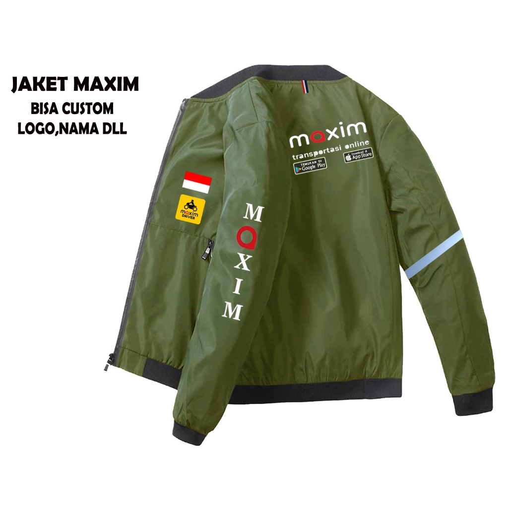 Jaket MAXIM Original | Jaket Kasual Ojol MAXIM | Jaket Driver MAXIM