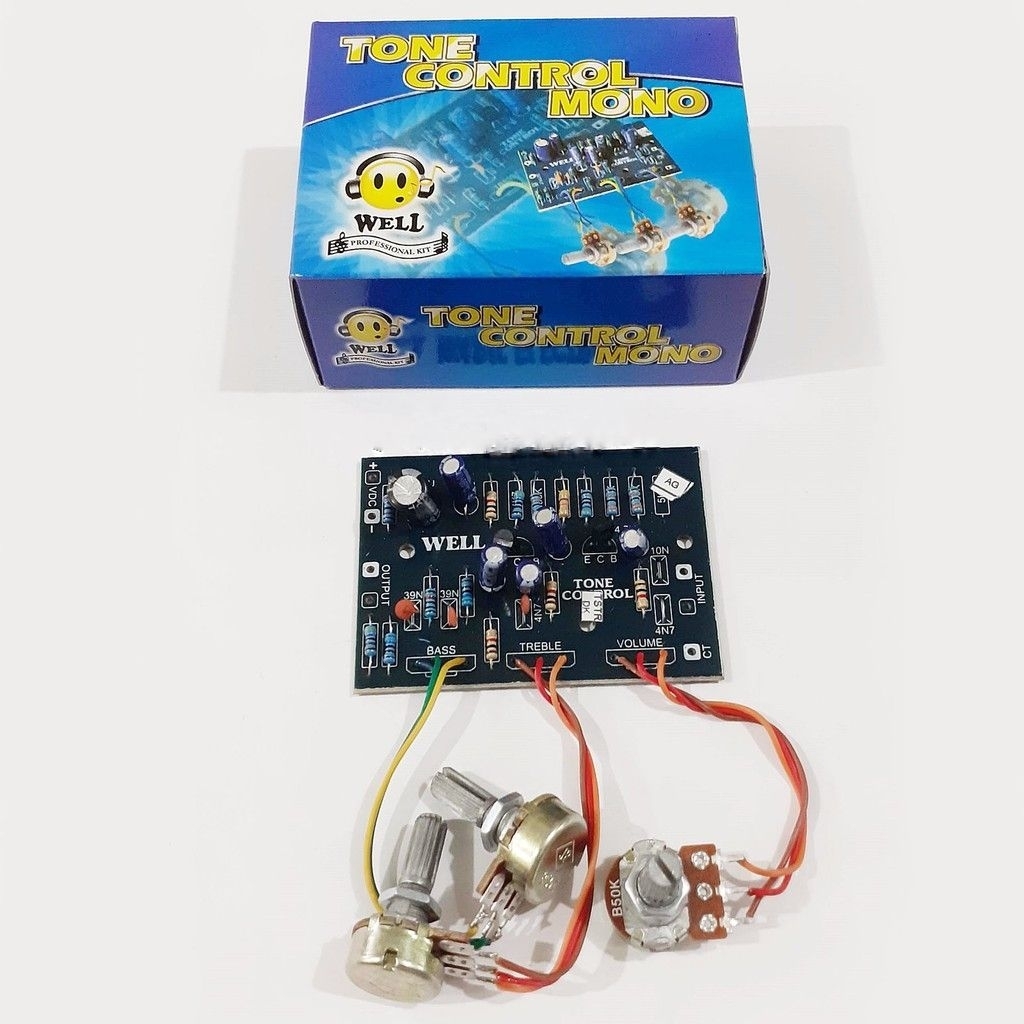 Kit Tone Control Mono Amplifier Dengan 3 Potensio