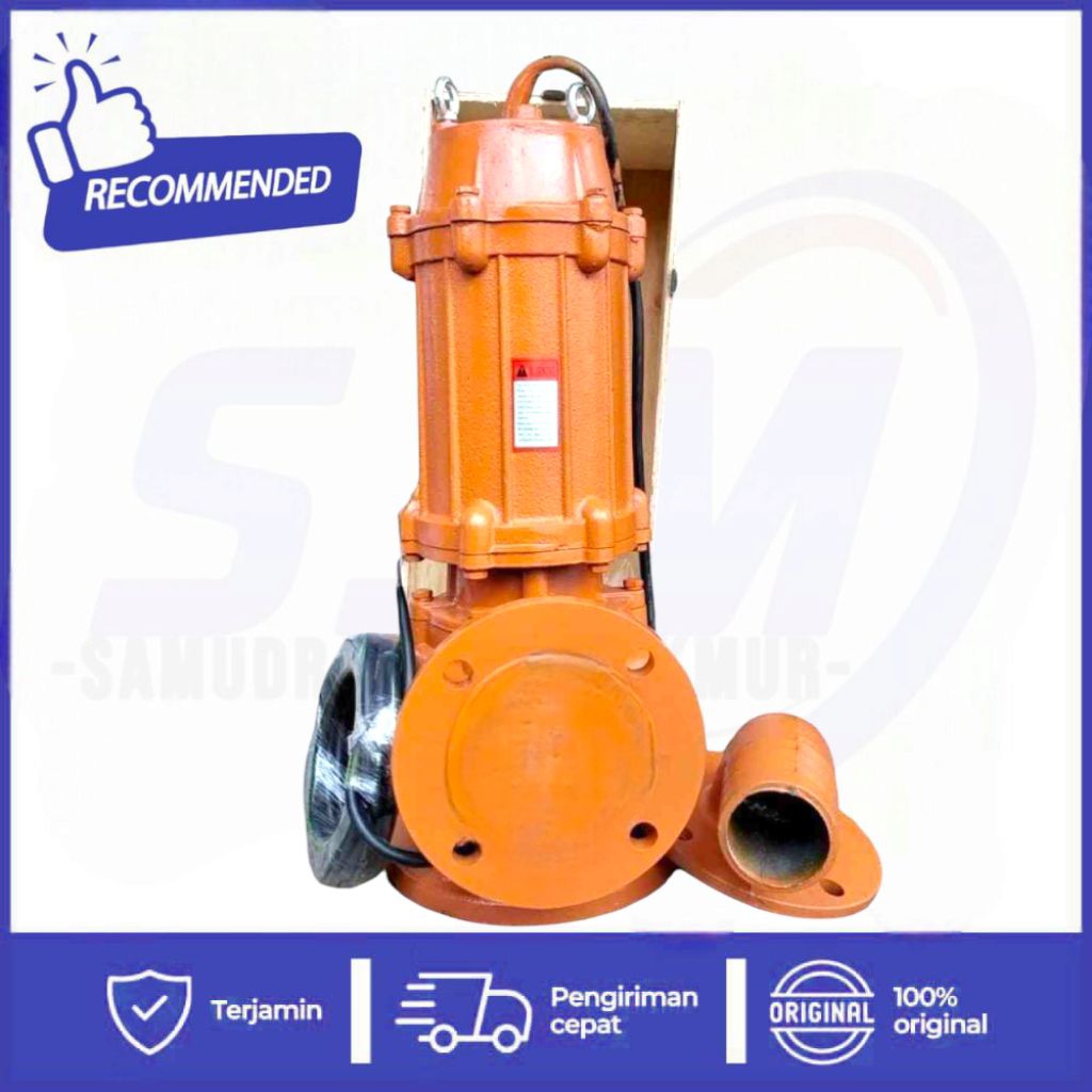 MESIN POMPA AIR CELUP KOTOR HISAP LUMPUR 2" 4HP 3Phase 15kubik/jam