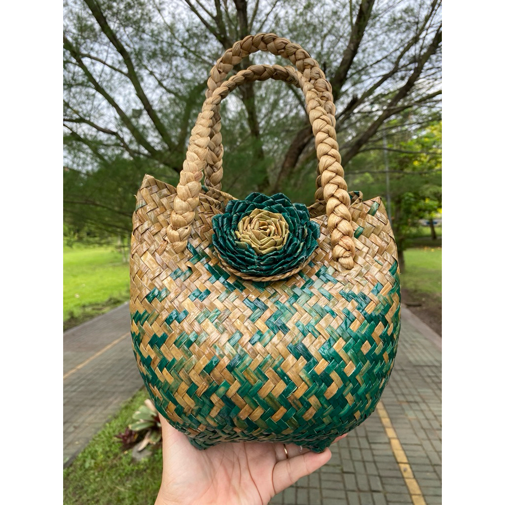 TAS PURUN ANYAMAN KHAS KALIMANTAN SELATAN 0088