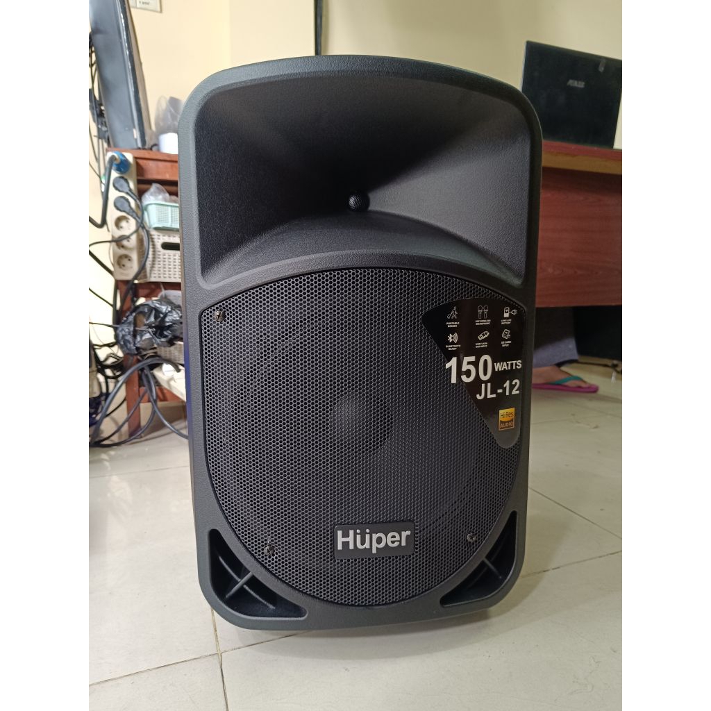 Speaker Portable Huper JL-12 Original Speaker Portable 12 inch Huper JL 12 Original Speaker Huper JL