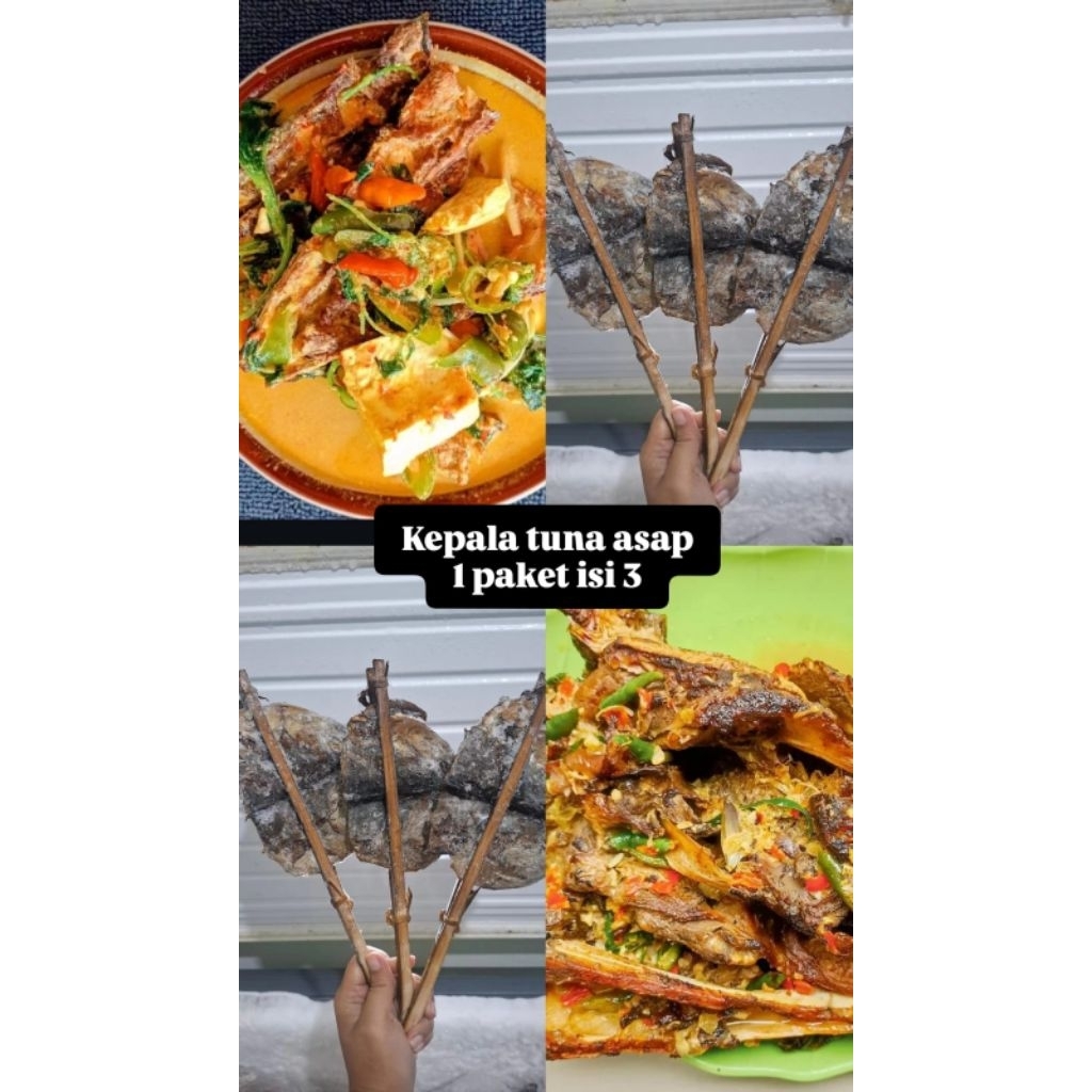 kepala tuna asap / tuna asap / ikan asap trenggalek