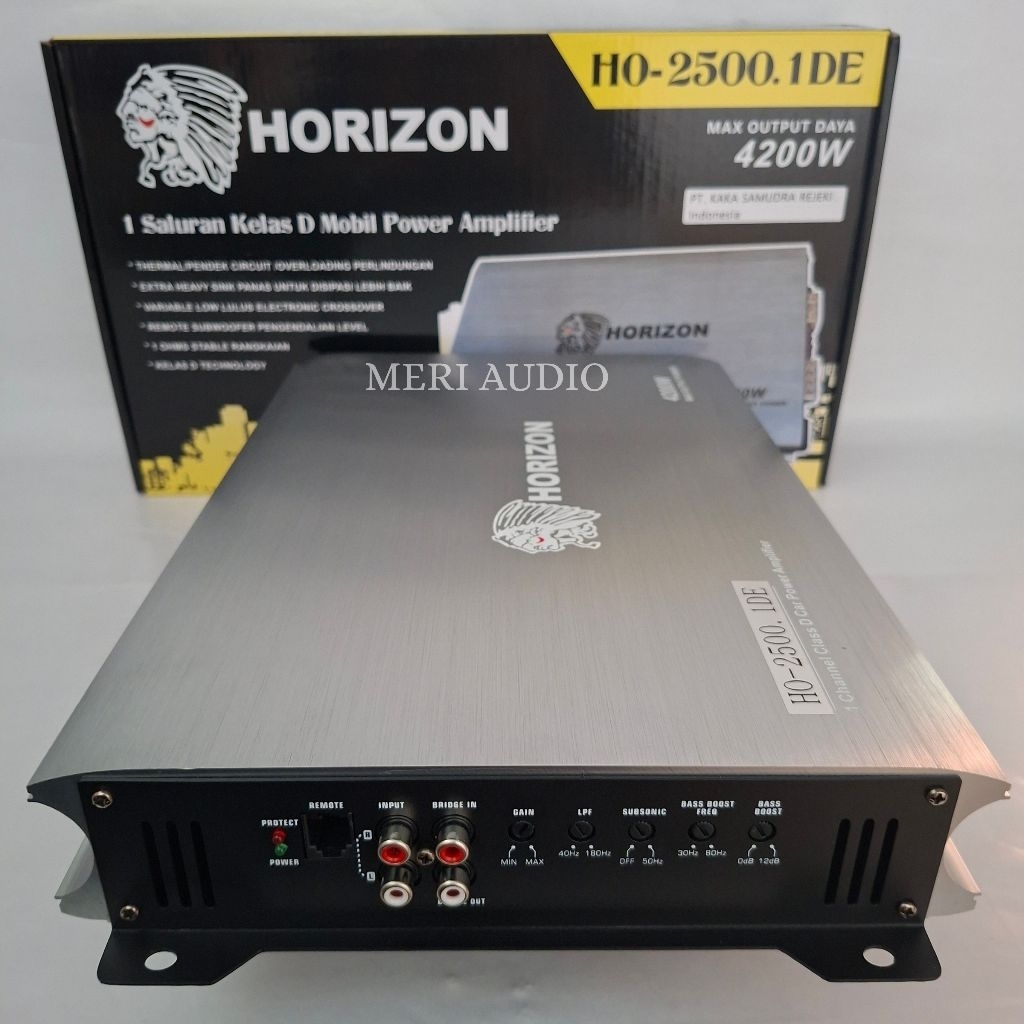 Power Monoblok Class D POWER AMPLIFIER HORIZON Tenaga SuperBadak