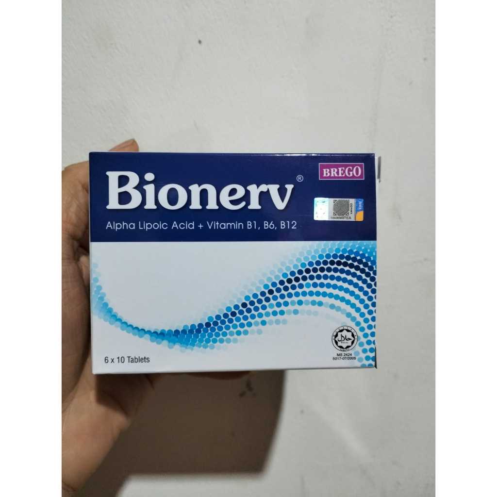 STRIP Bionerv multivitamin ( isi 10 kapsul )alpha lipoic acid + vitamin B1 B6 B12 untuk daya tahan t