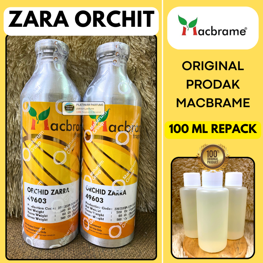 Bibit Parfum MACBRAME - Z ORCHIT ( 100 ML Repack ) MACBRAME