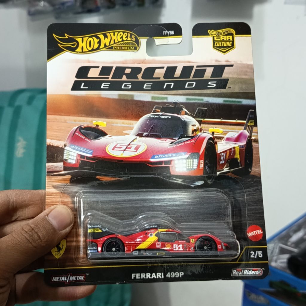 hot wheels premium circuit legends ferrari 499p
