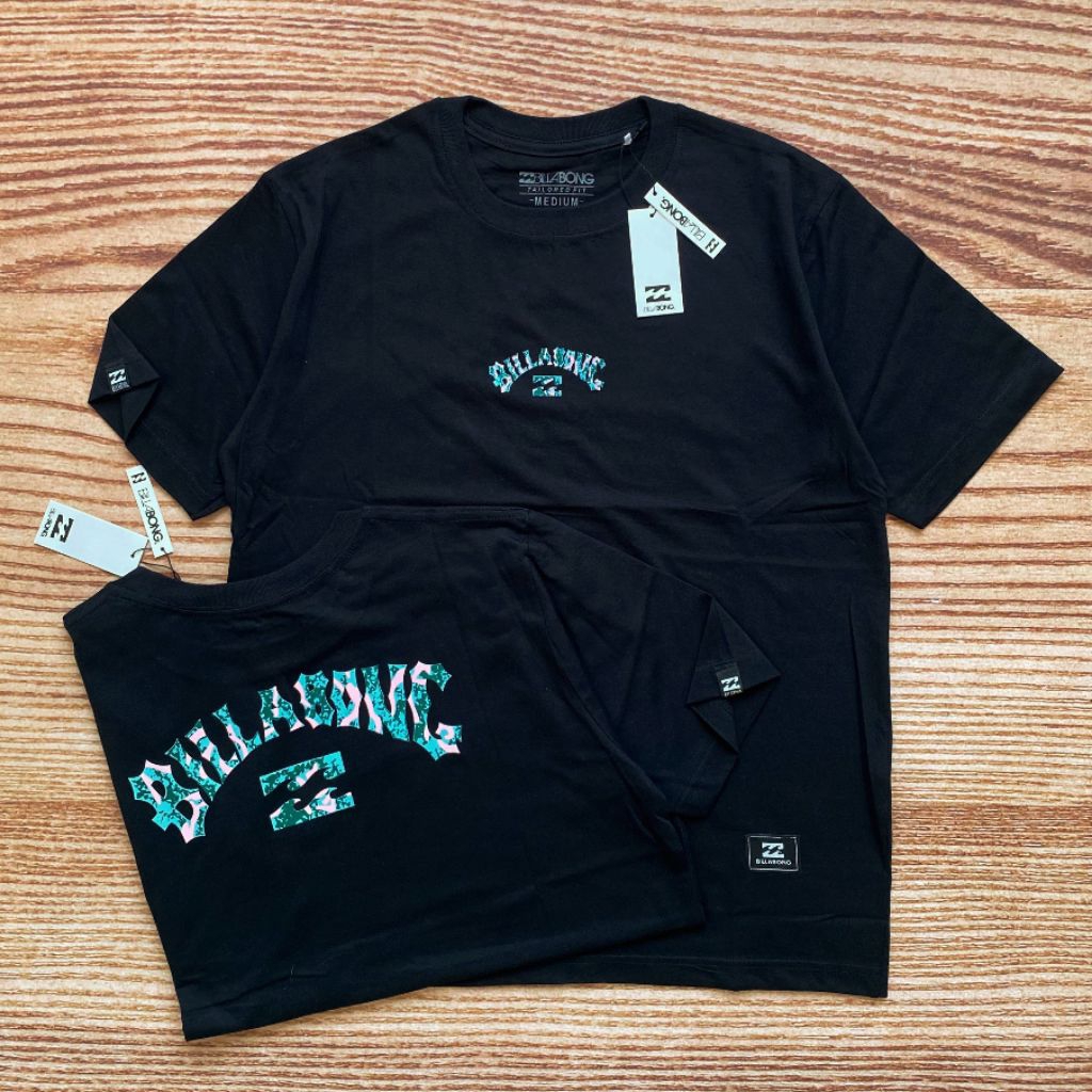 OBRAL Kaos Distro Pria Lengan Pendek Billabong Oblong Cowok Katun Halus Lembut Nyaman Terlaris