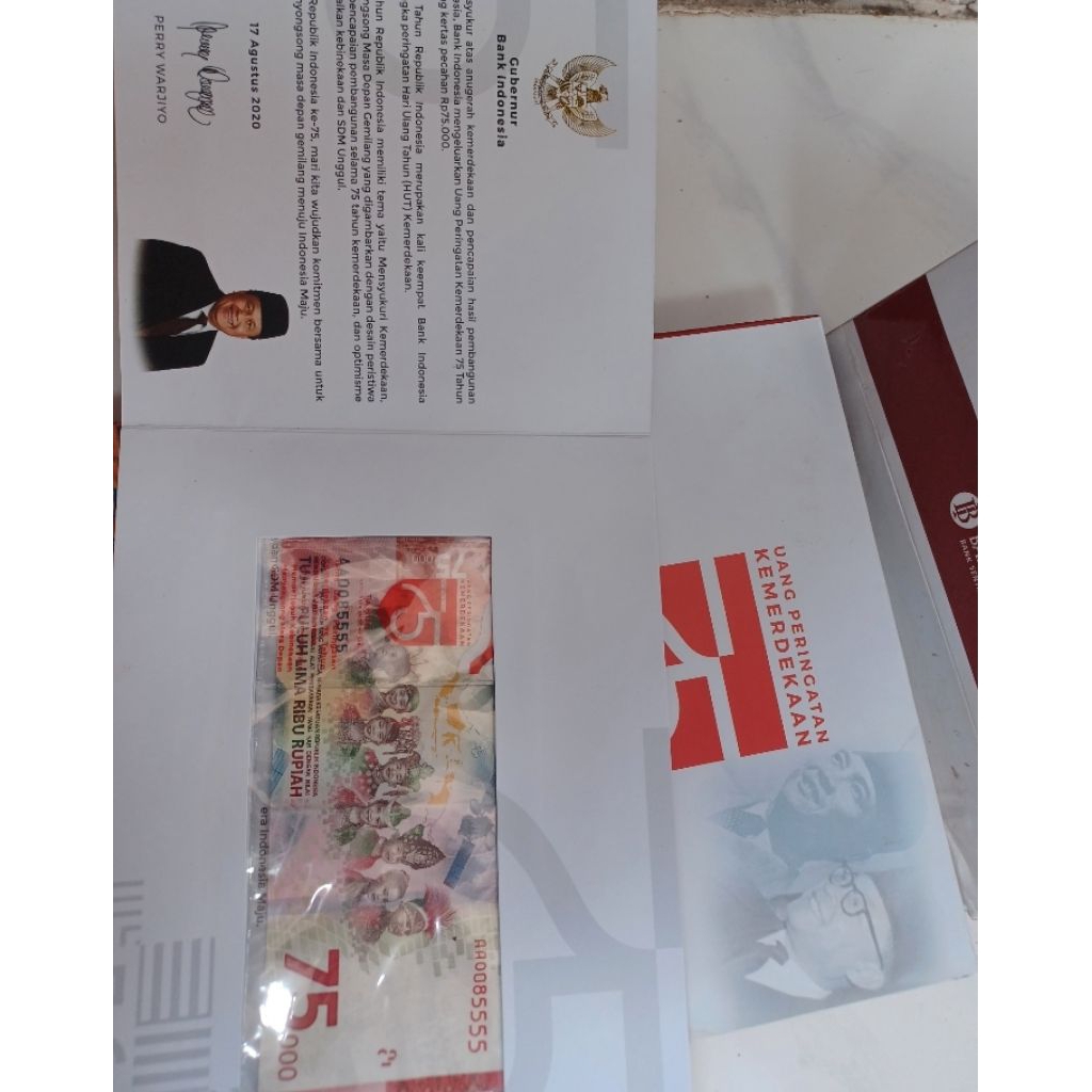 souvenir koleksi UPK 75000