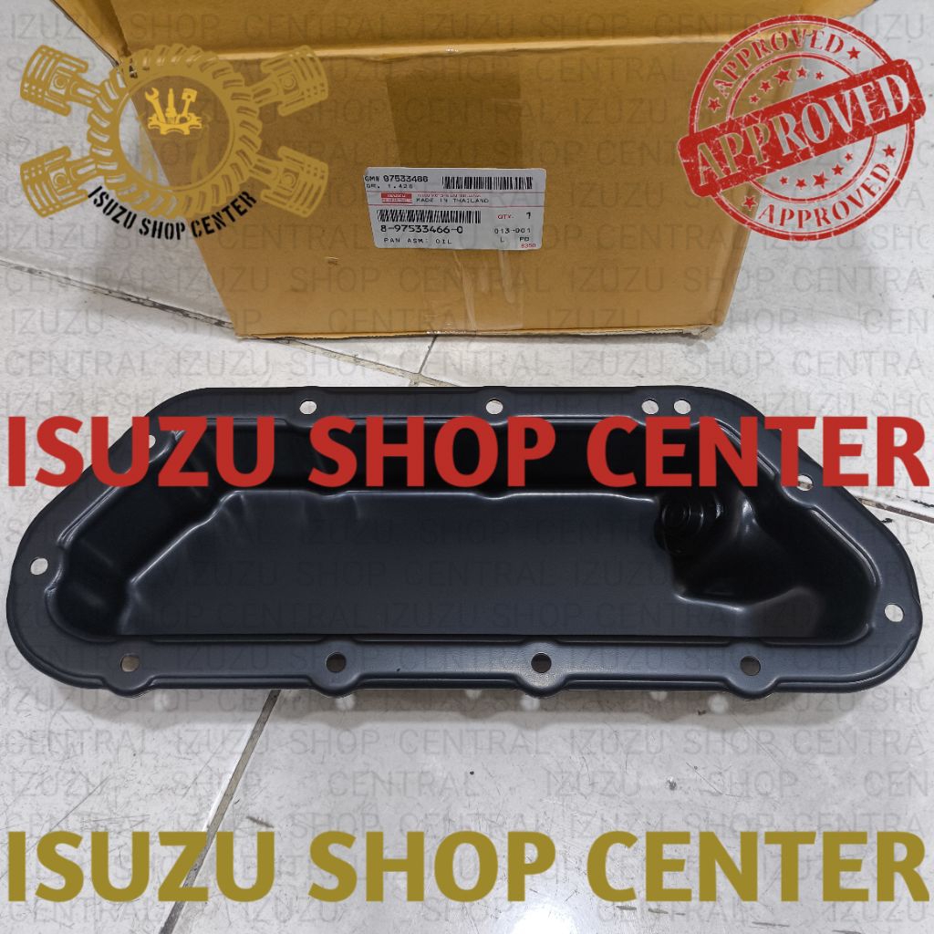 TUTUP BAK CARTER OLI OIL PAN ISUZU DMAX MUX 1.9 1900CC RZ4E ORIGINAL GENUINE PART