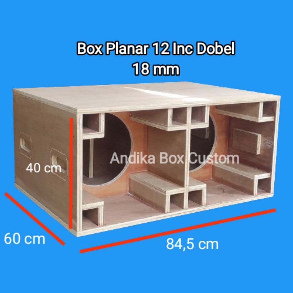 box speaker planar 12 inch doble 18 mm