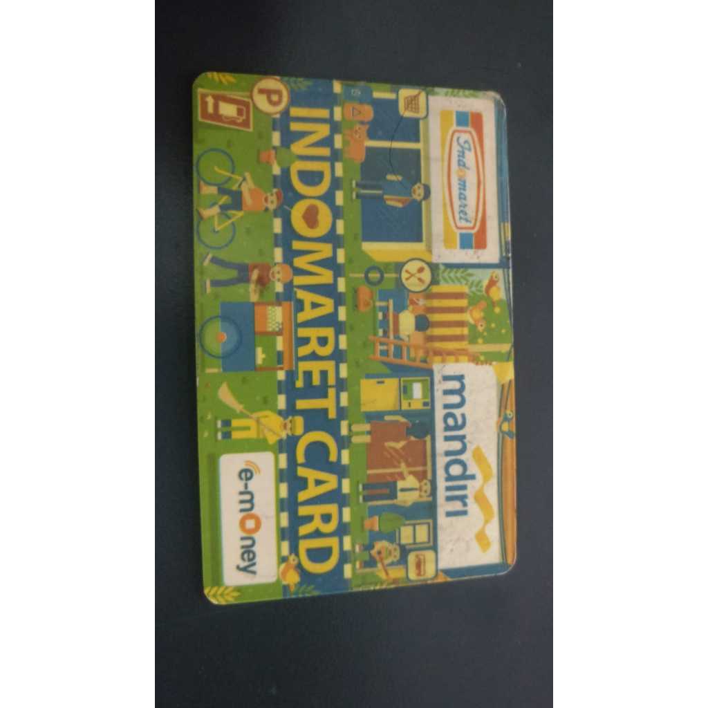 E-Money Indomart Card Mandiri Bekas Kondisi 90% Bagus