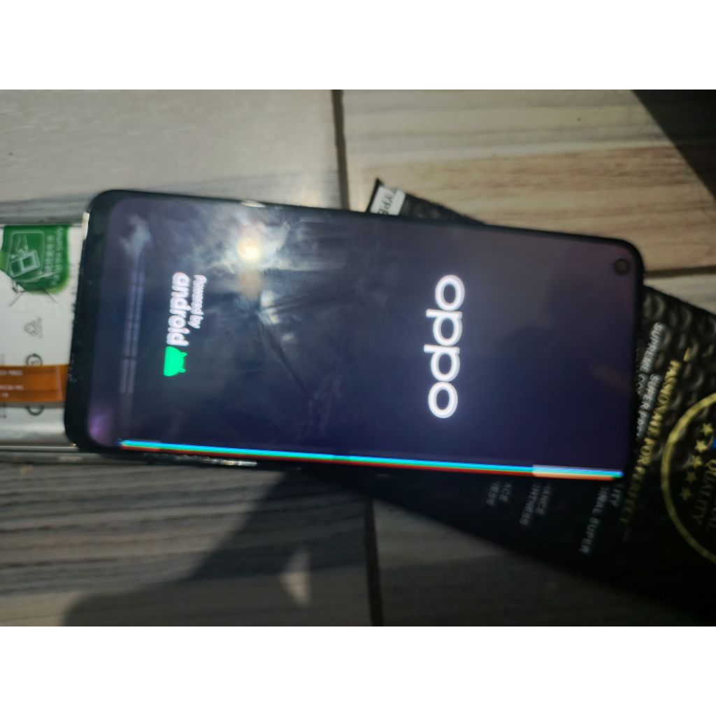 LCD ORIGINAL COPOTAN OPPO A54 MINUS SEPERTI DI FOTO