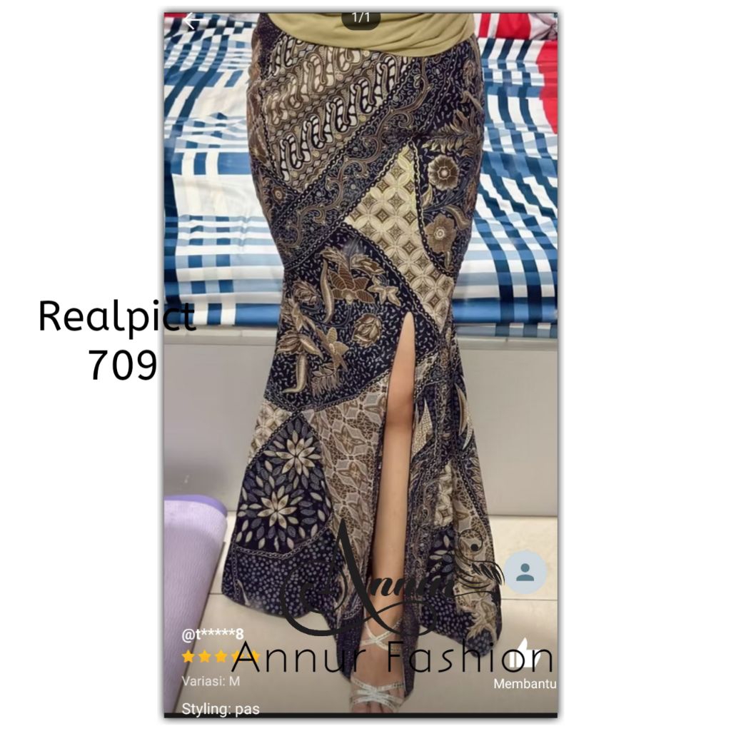 709 ROK MERMAID TANPA EKOR ROK DUYUNG MEWAH rok batik mermaid
