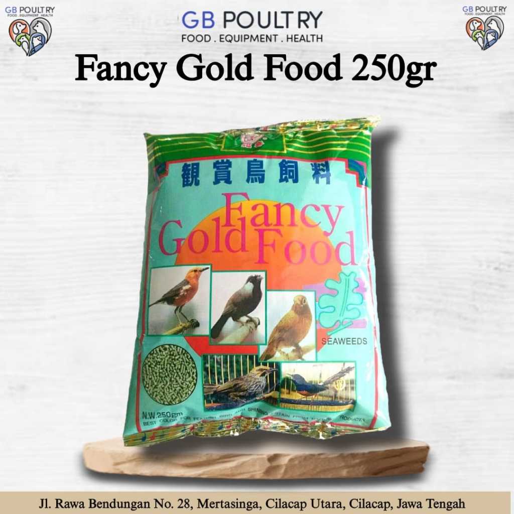 Fancy Gold Food 250 gram Seaweed Pakan Burung Voer
