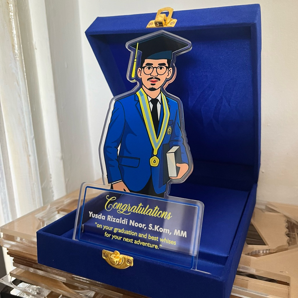 KARIKATUR AKRILIK CUSTOM UV PRINT