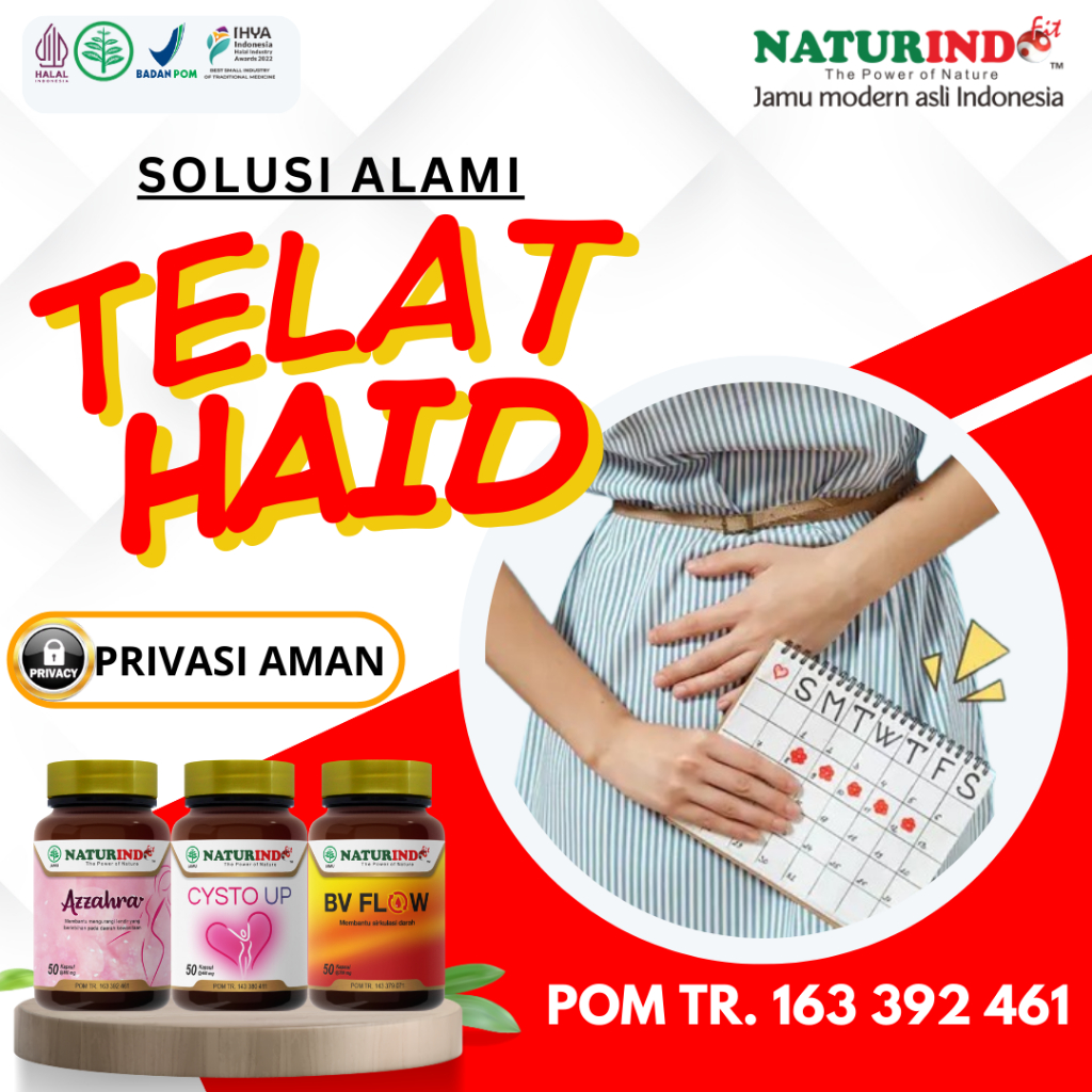 Obat Telat Dateng Bulan Pelancar Telat Haid 1 2 3 4 Bulan Paling Ampuh Nyeri Haid Asli BPOM