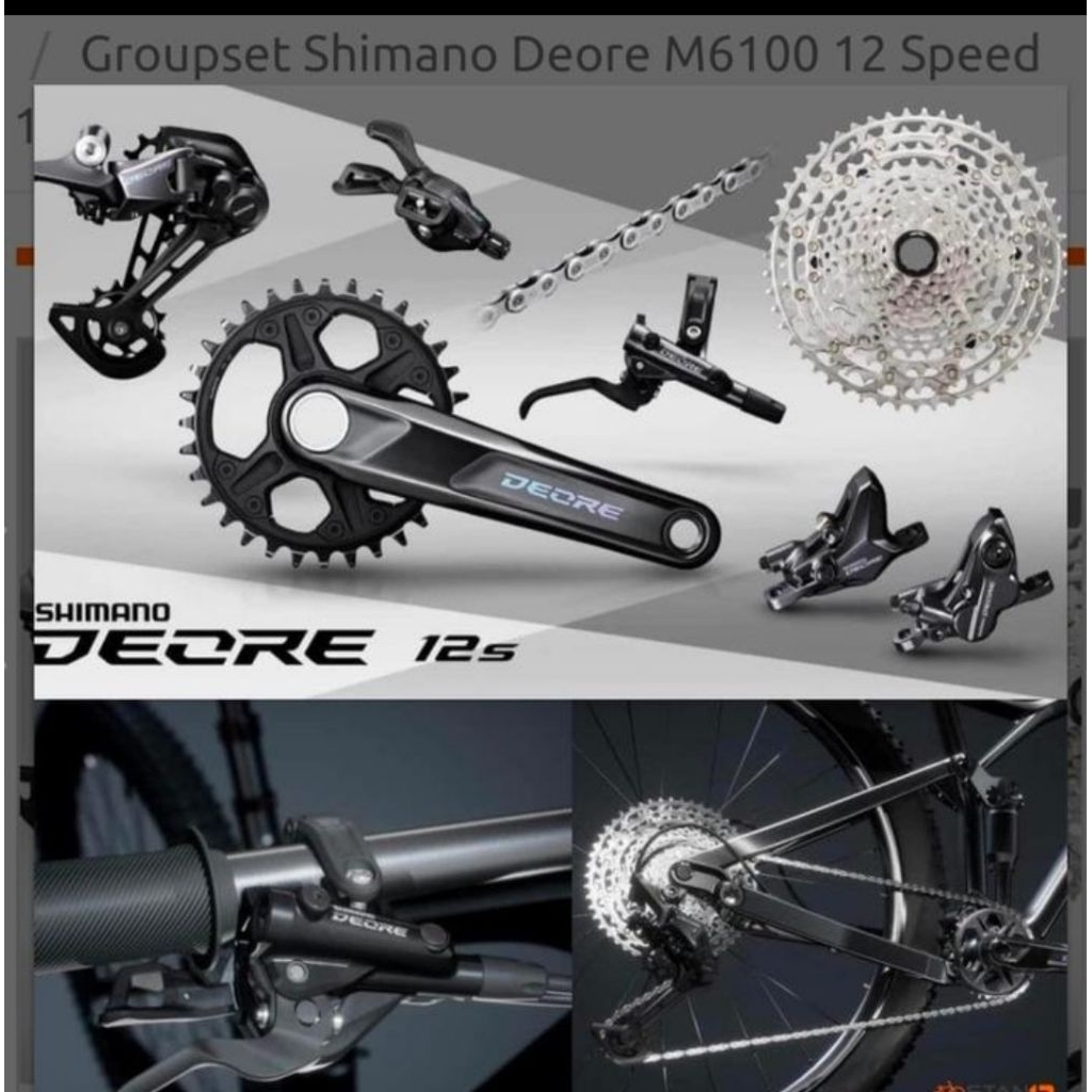 groupset shimano deore M6100 12 speed