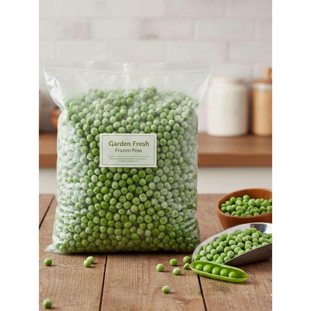 Kacang Polong Green peas 1kg | kacang polong Frozen | green peas | MQ Frozen Food