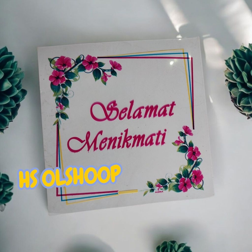 PROMO OPP SAMIR SELAMAT MENIKMATI UK 18X18// LEMEK DUS SELAMAT MENIKMATI