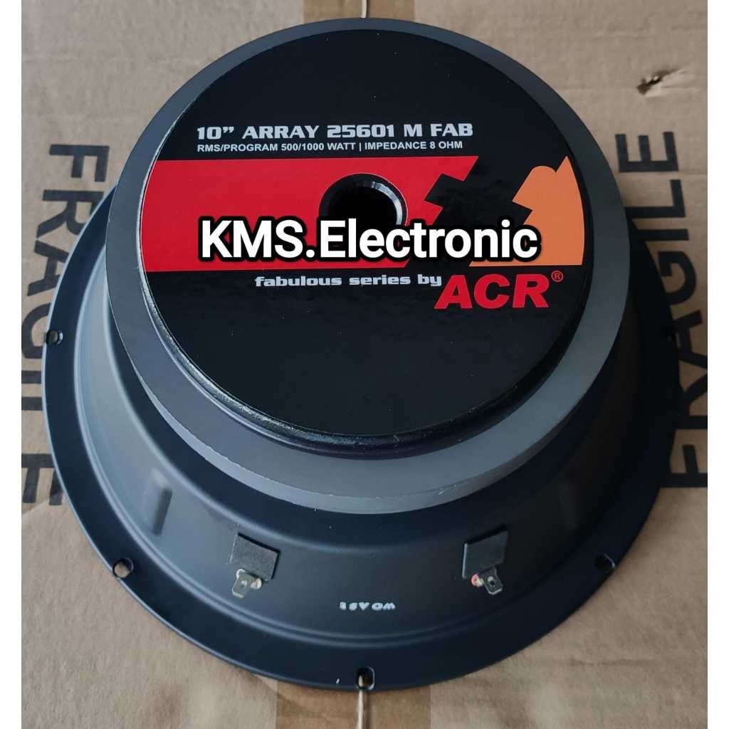 Speaker 10" Fabulous Model Vacum 25601 M Coil 2.5" Karakter Full Middle Original Clarity