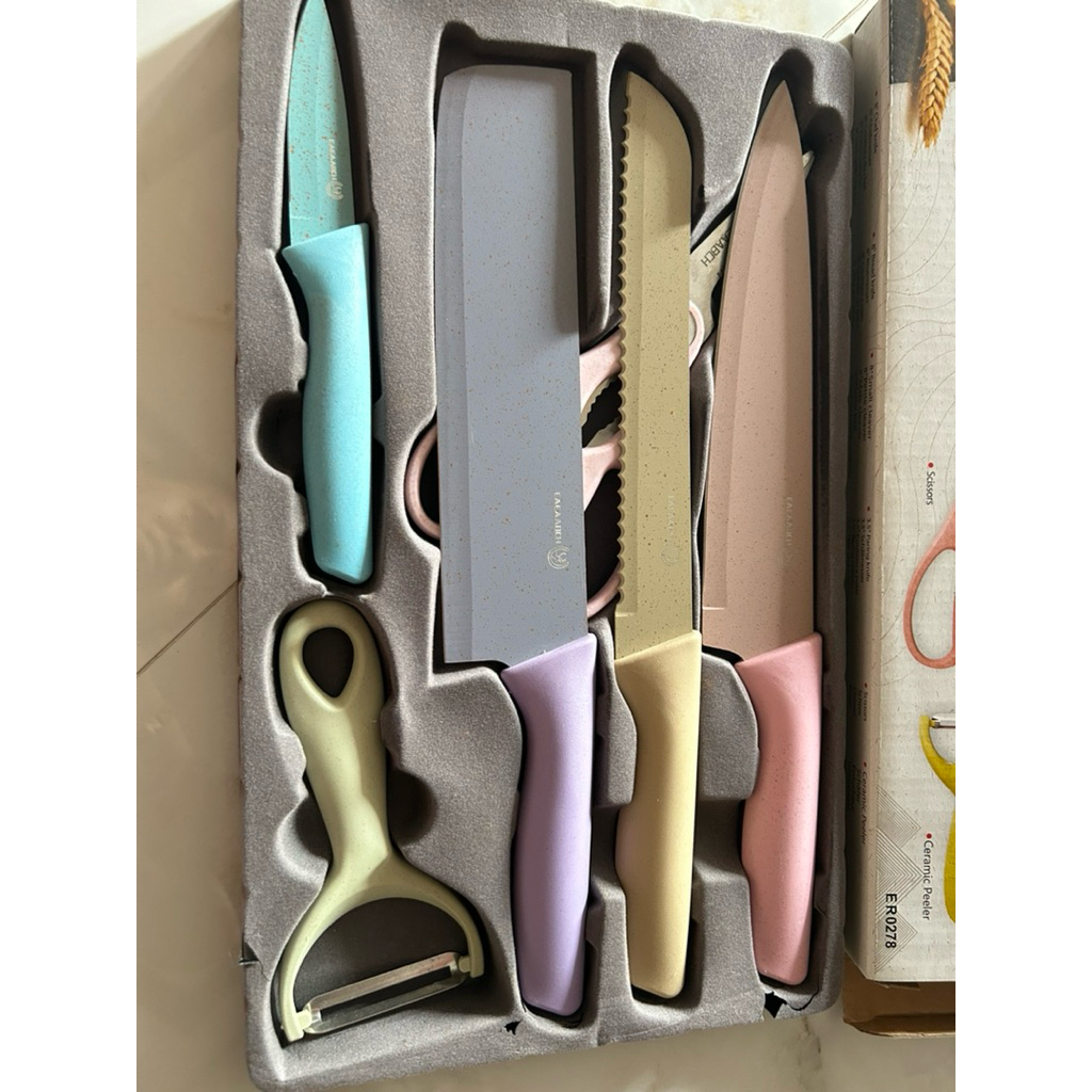 PISAU SET ISI 6 pcs EAEAABCH premium