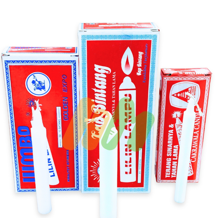 LILIN / LILIN PENERANGAN PUTIH / LILIN PUTIH KECIL / LILIN SERBAGUNA