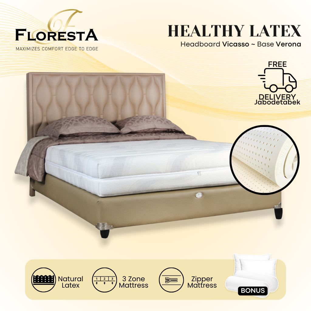 Kasur Springbed Floresta Healthy Latex