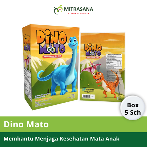 Dino Mato Box 5 Sachet - Vitamin Mata untuk Anak