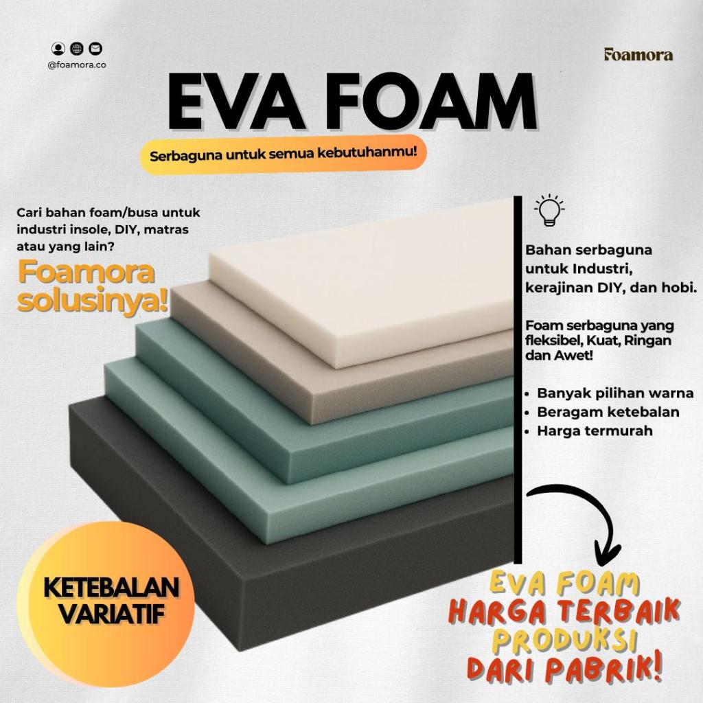 EVA FOAM SHEEET UKURAN 120 x 200 CM, 50X120 CM TEBAL 15MM / BUSA ATI LEMBARAN. Bebas pilih warna