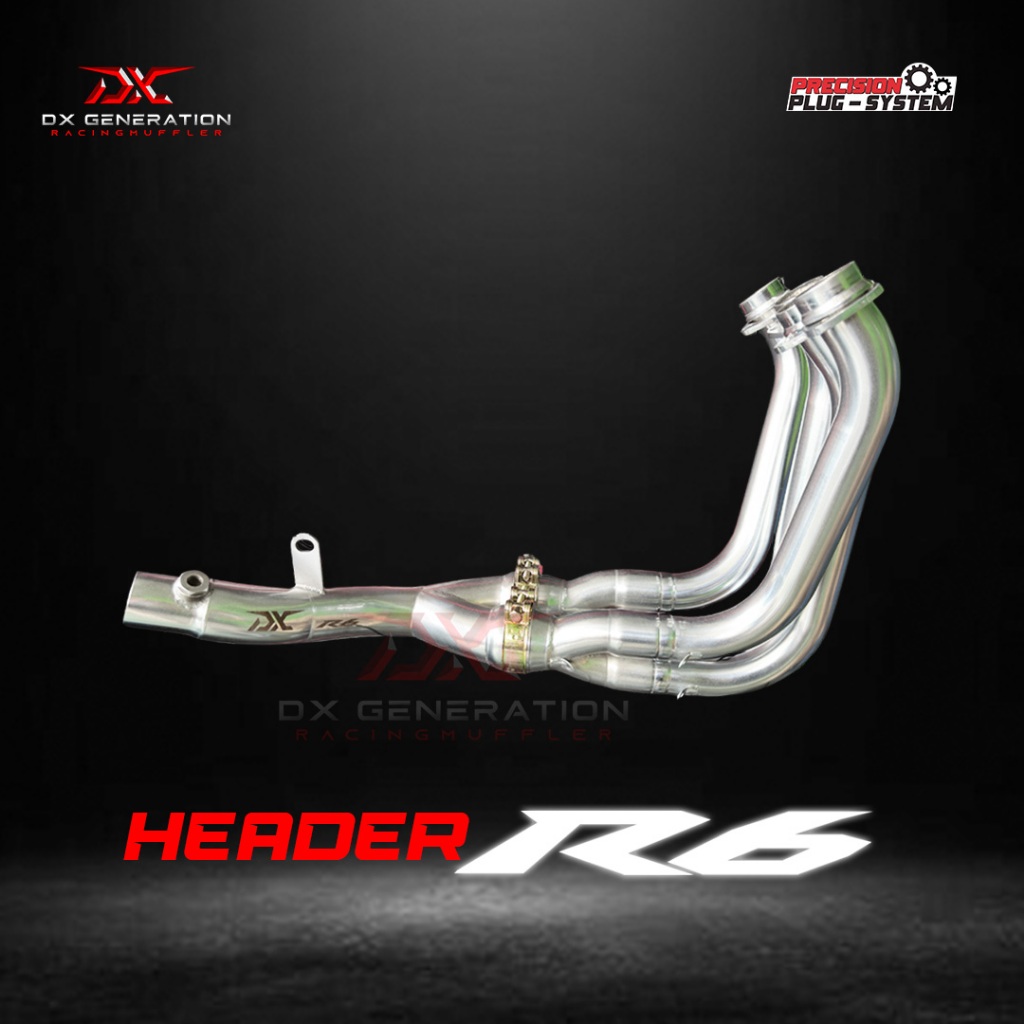 Header Knalpot YZF R6 DX Generation Racing Stainless Plug & Play