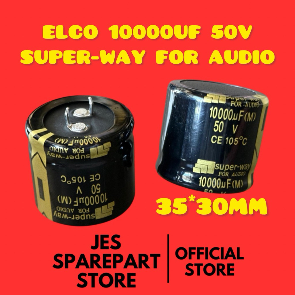 ELCO 10000UF 50V SUPER-WAY FOR AUDIO