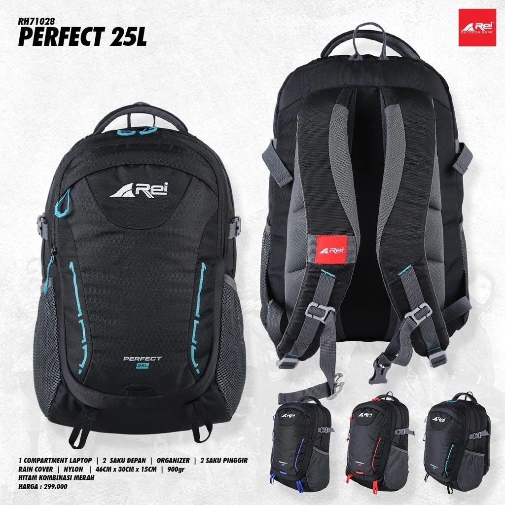 [SALE 12.12] TAS RANSEL AREI PERFECT 25L ORI AREI OUTDOORGEAR BONUS RAINCOVER