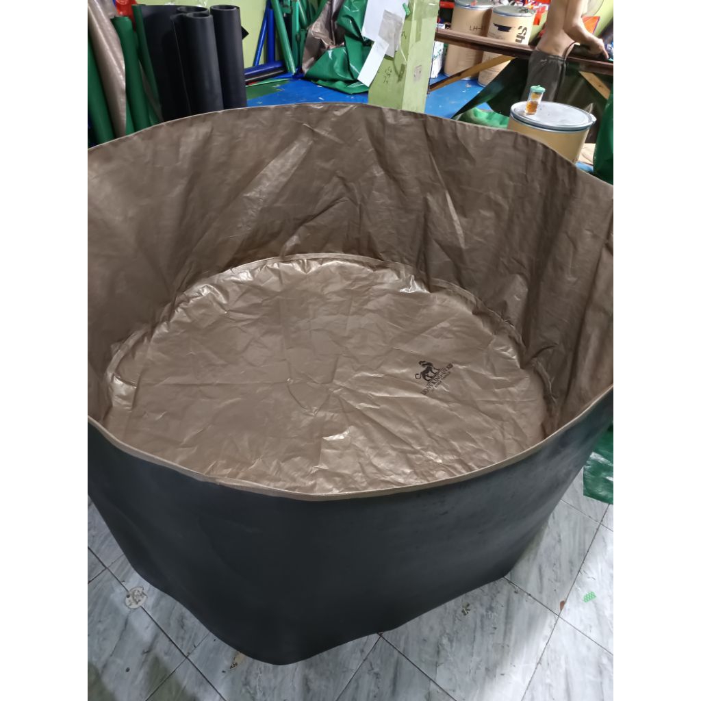 kolam bulat tanpa rangka D 1,5 T 90 cm