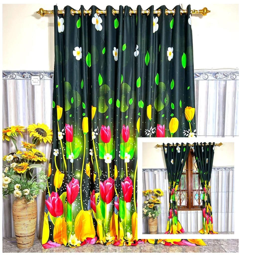 GORDEN PINTU JENDELA  RUANG TAMU MURAH MOTIF TULIP