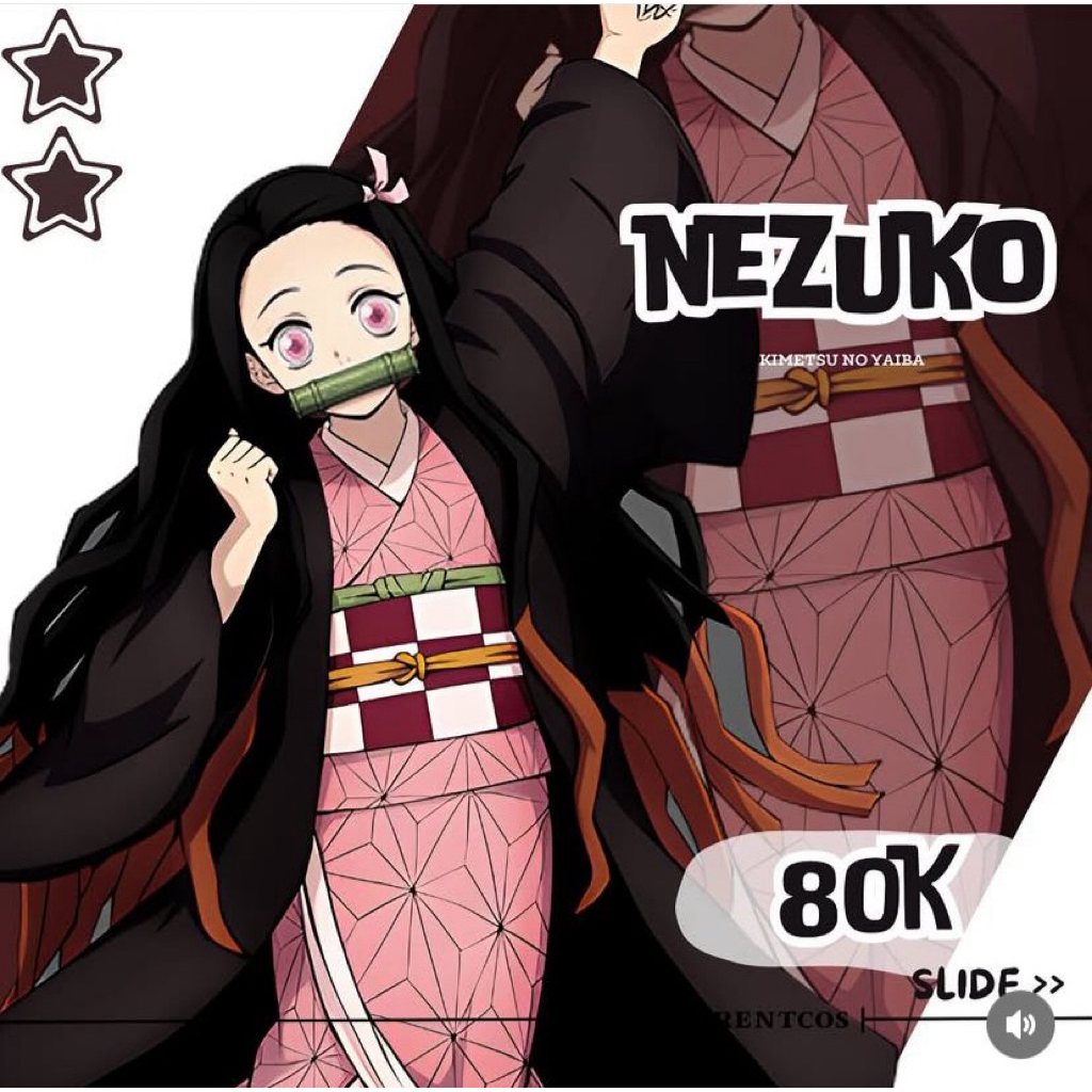 rental costume nezuko