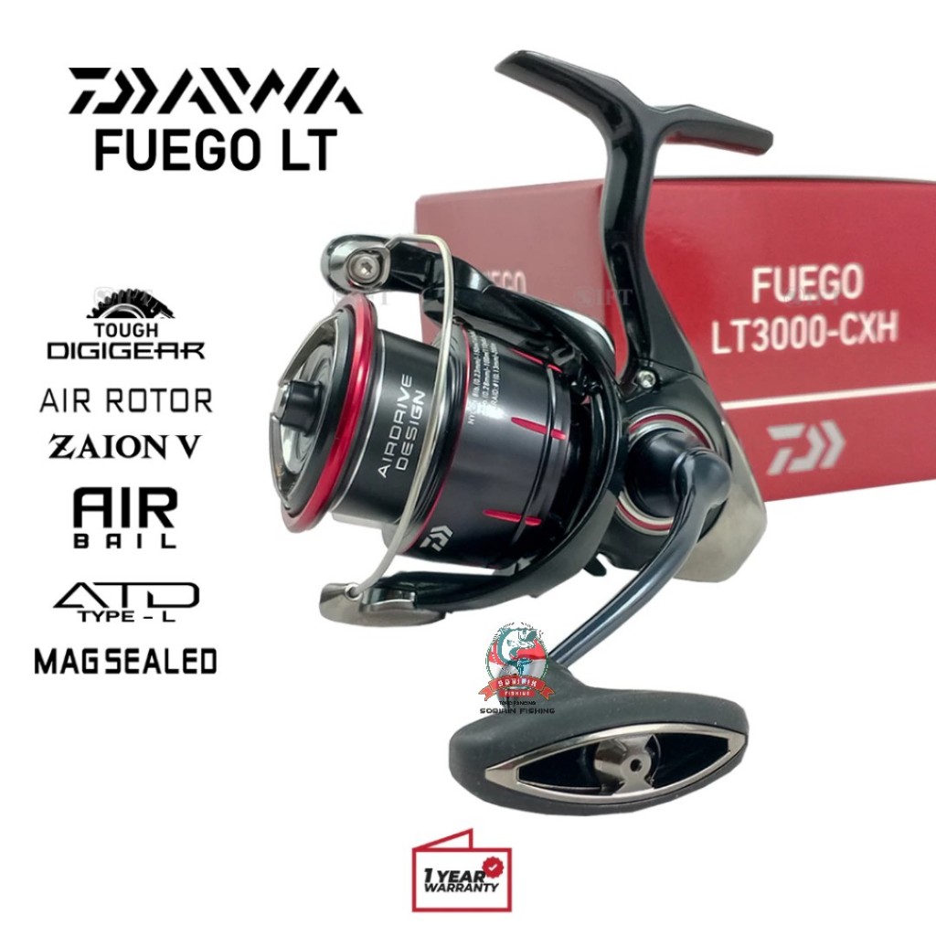 Reel spinning daiwa fuego lt 2023 | Reel daiwa fuego lt 2500XH - 3000CXH 6 ball bearings