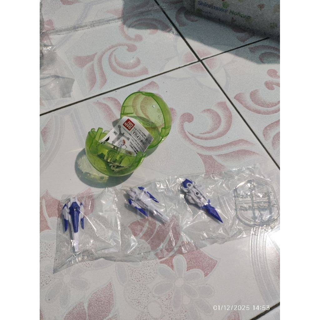 Gachapon pesawat O Raiser Gundam original