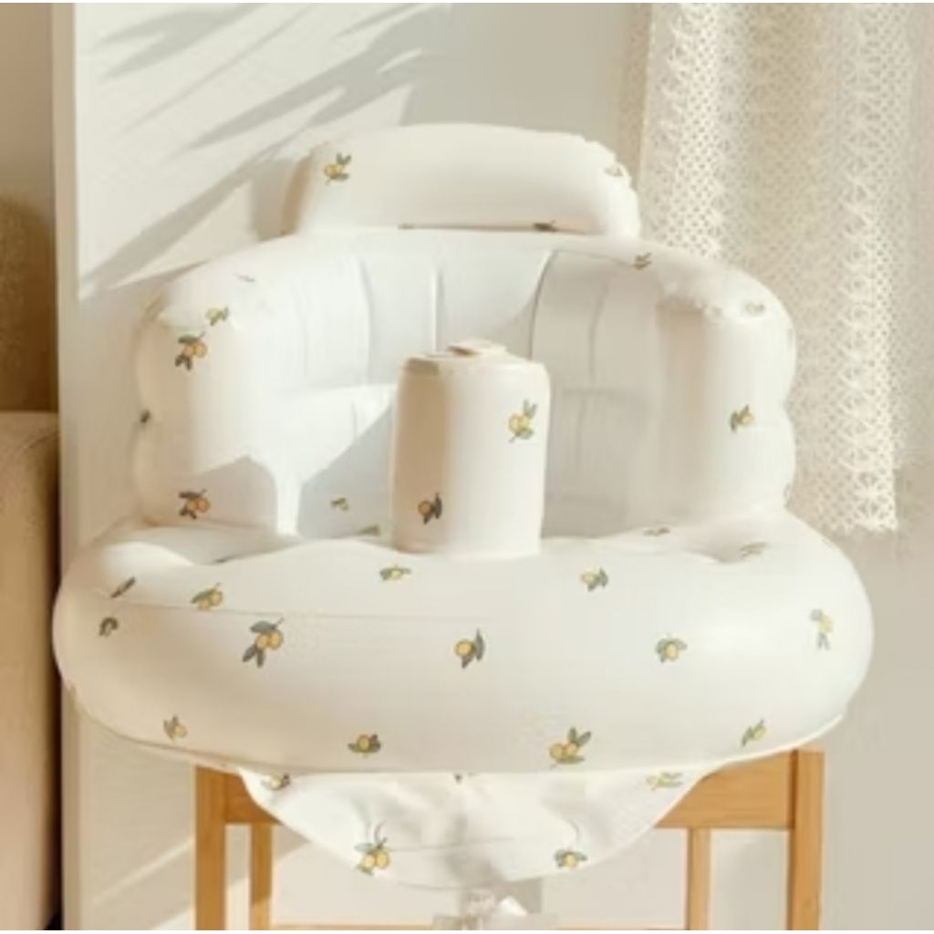 preloved sofa tiup tempat duduk bayi motif bunga